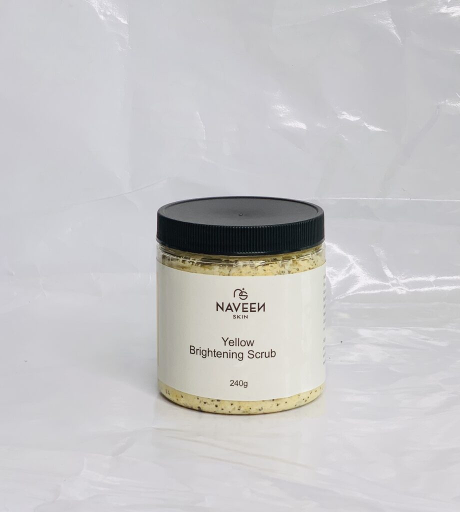 Yellow brightening Scrub With Enzymes
